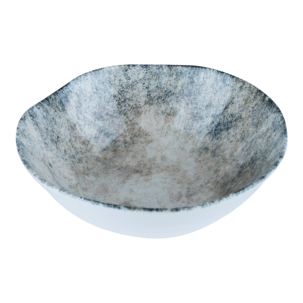 Kaylaa Blue porcelain bowl round