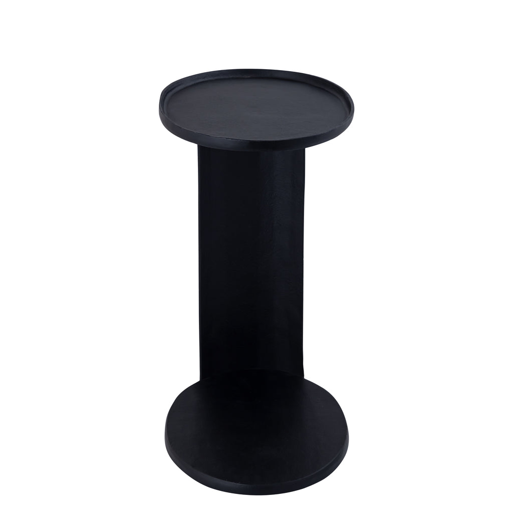 Kylian Black casted alu simple sidetable oval