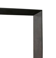 Kyro Black acacia wood rectangle mirror large