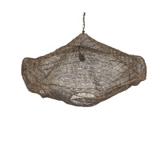 Lailaa Brass iron ceiling lamp wavy M