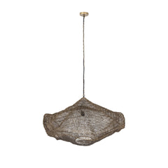 Lailaa Brass iron ceiling lamp wavy M