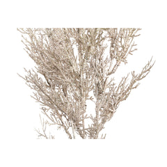 Leaves Plant champagne glittered cypress spray