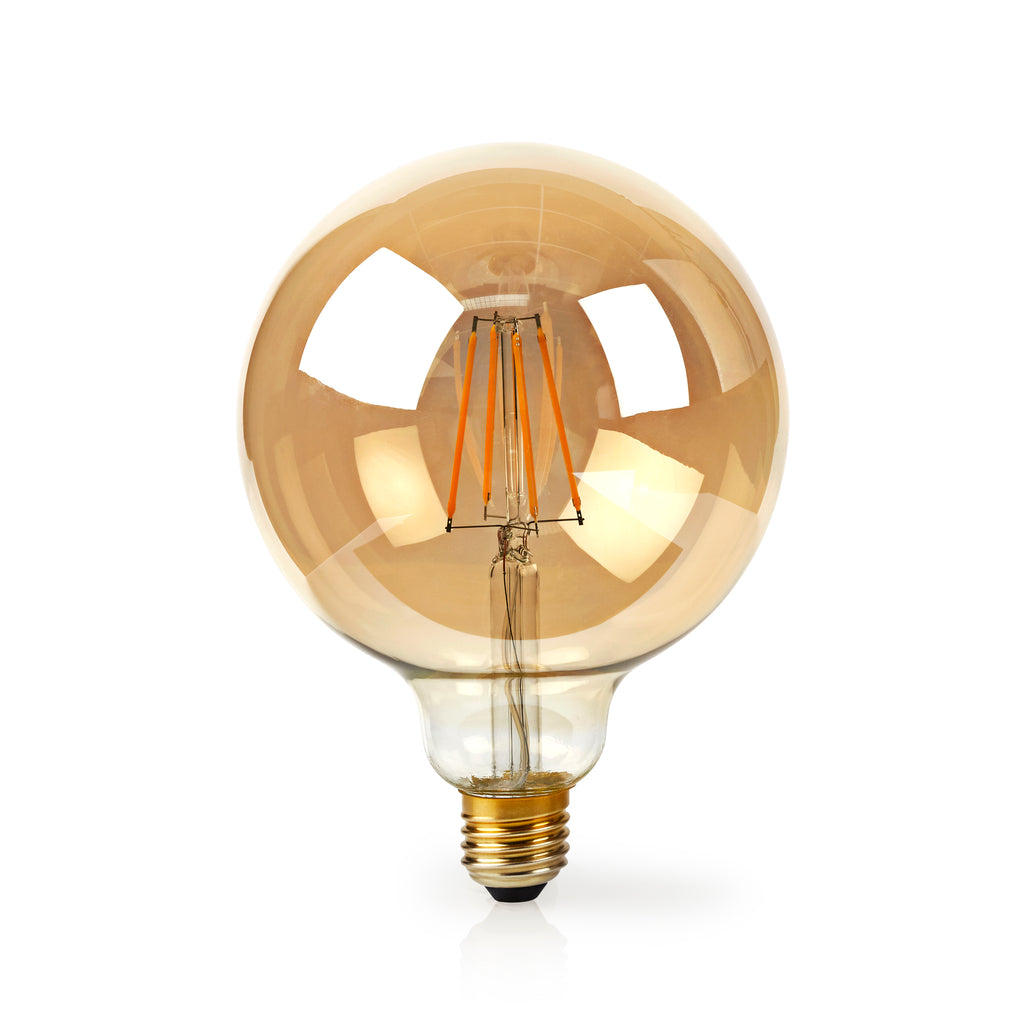 LED Filament lamp gold ball E27