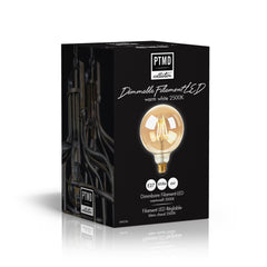 LED Filament lamp gold ball E27