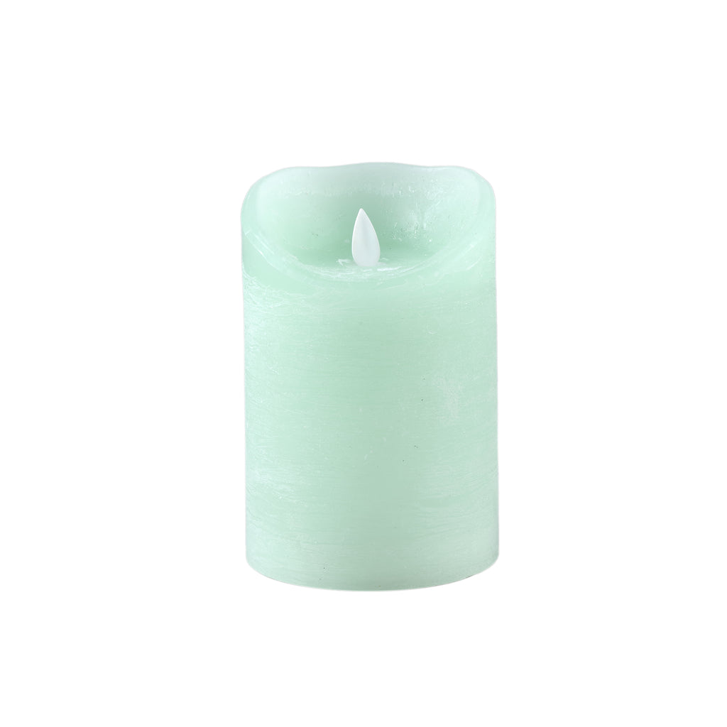 LED Light Candle sage leaf moveable flame L