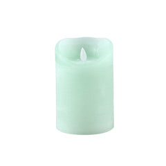 LED Light Candle sage leaf moveable flame L