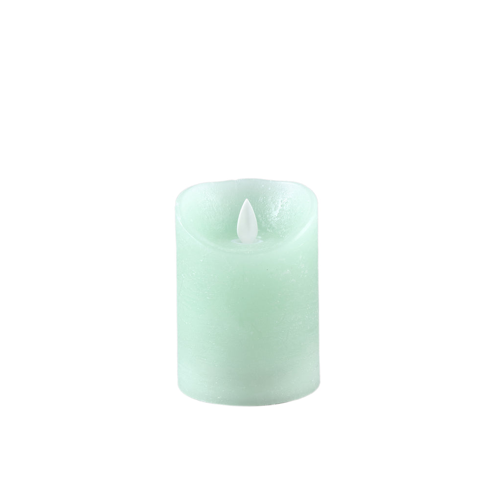 LED Light Candle sage leaf moveable flame S