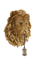 Wandlamp Lion - Brons - 33.5x19x40.5cm