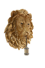 Wandlamp Lion - Brons - 33.5x19x40.5cm