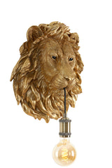 Wandlamp Lion - Brons - 33.5x19x40.5cm