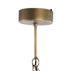 Lovis Gold metal hanging lamp round ball shade