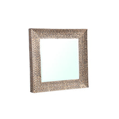 Marrin Gold thick iron mirror with scales pattern