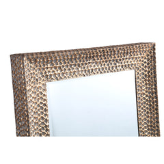 Marrin Gold thick iron mirror with scales pattern