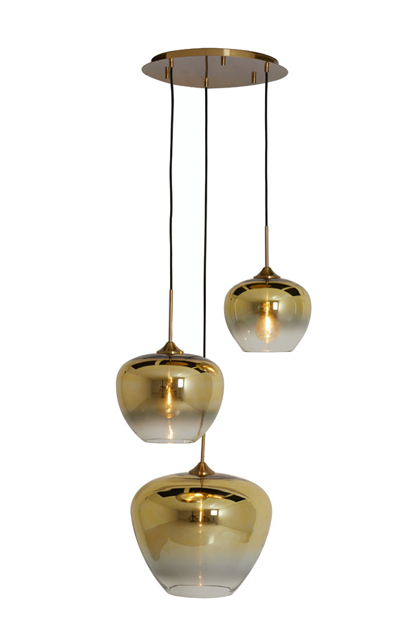 Hanglamp Mayson - Glas Goud - Ã˜40cm - 3L