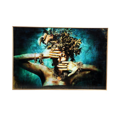 Melani Glass Art wall picture embrace nature wide