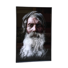 Melani Glass Art wall picture indian men