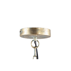 Mellis Gold ijzeren hanglamp bladeren bal