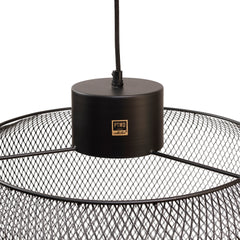 Mesh Black iron hanging lamp round S