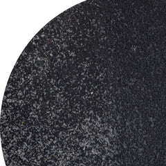 Miecke Black shimmer iron wall panel round S