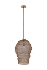 Miko Brass iron wired hanging lamp see through L