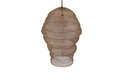 Miko Brass iron wired hanging lamp see through L