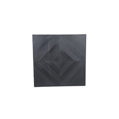 Mixa Black iron and veneer mix wall panel rectangl