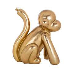 Monkey deco object (Gold)