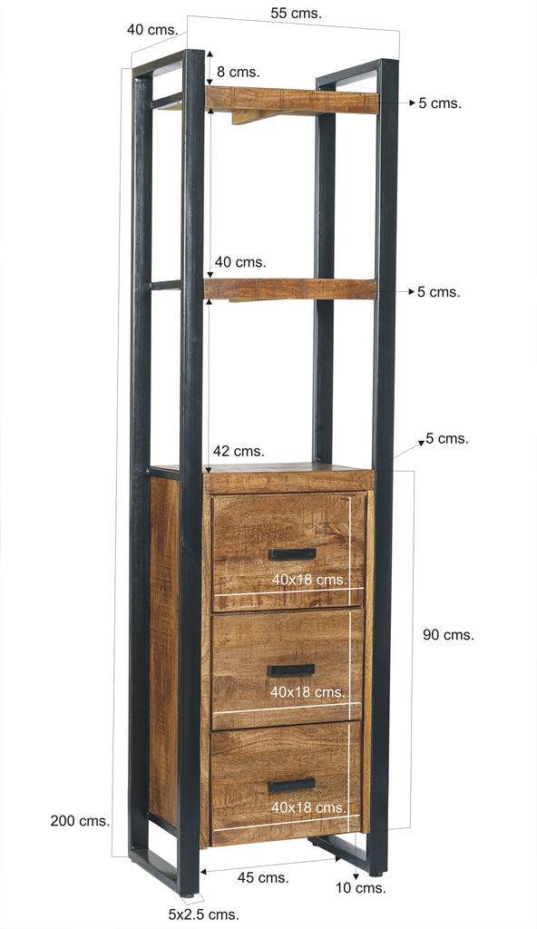 Nairobi 3 laden 55 cm