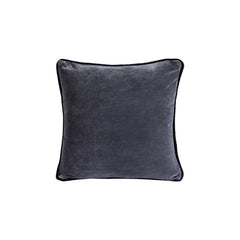 Nasim Dark grey cotton cusion with border square S