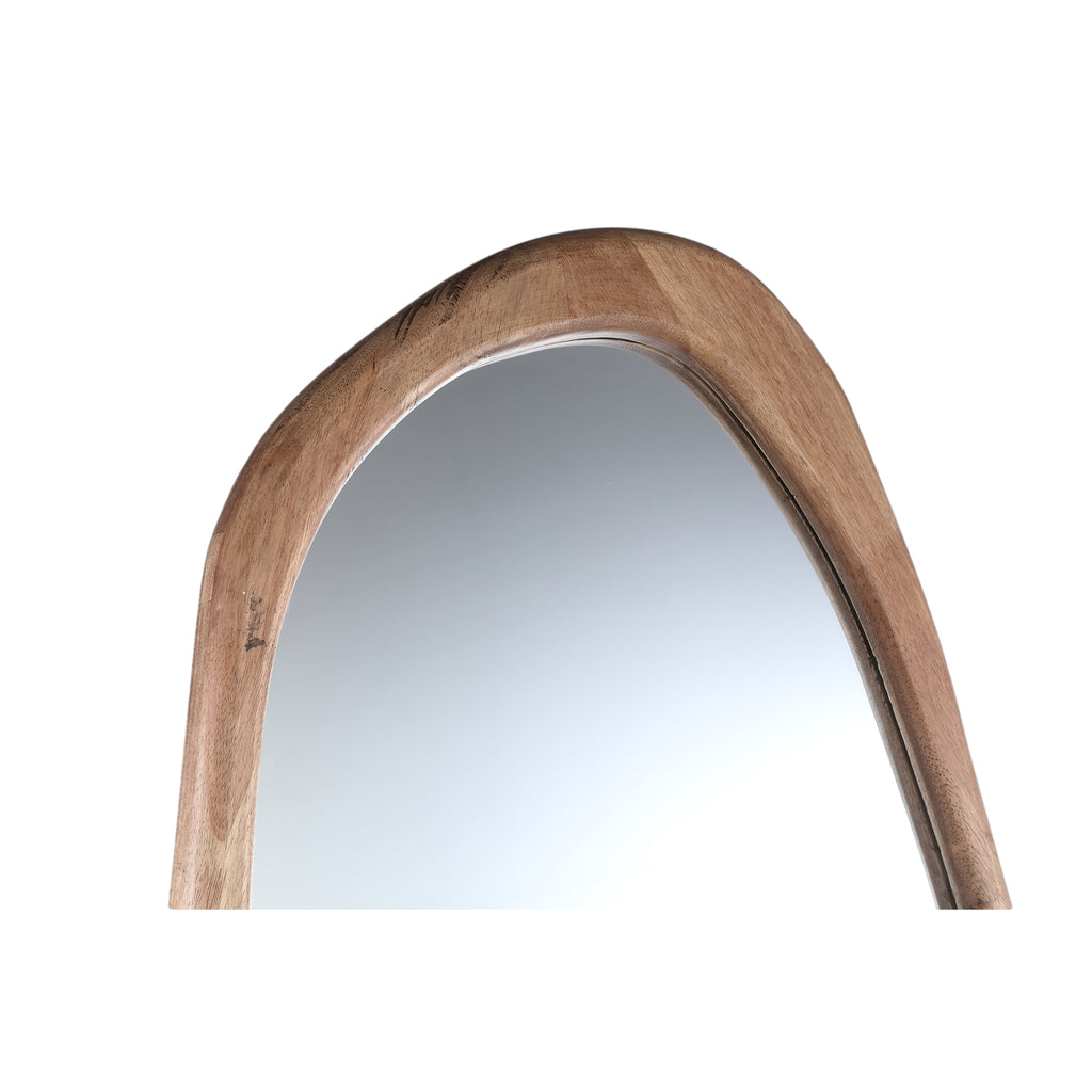 Neelix Natural rubberwood organic mirror L