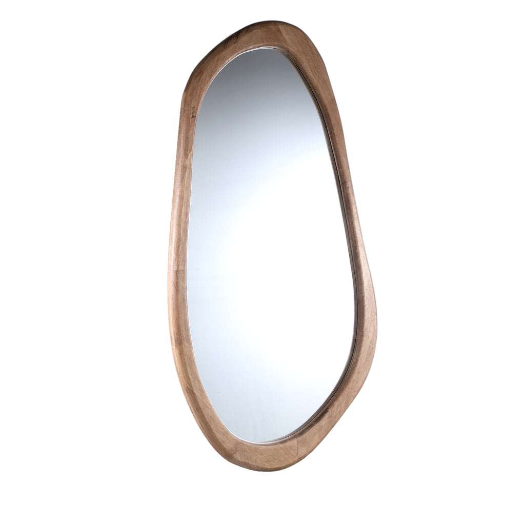 Neelix Natural rubberwood organic mirror L