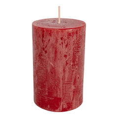 NEW Rustic Candle rubin pillar 110x60