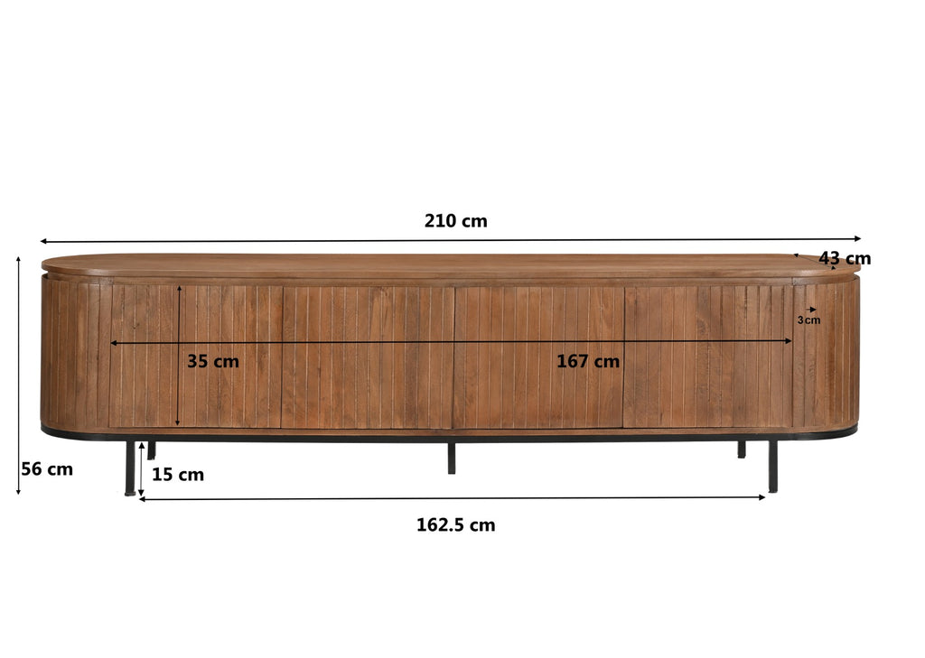 Noor Natural 210cm