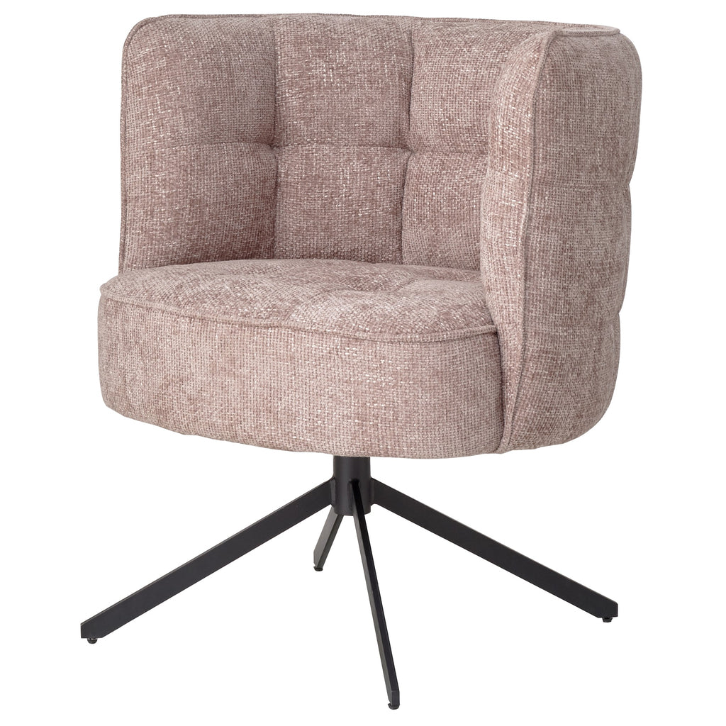 Odin Pink diningchair legacy 14 flamingo black leg