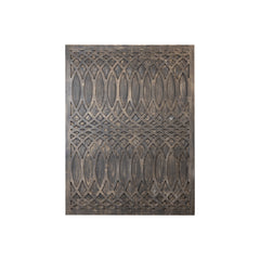 Osher Grey MDF wavy carved wallpanel rough S