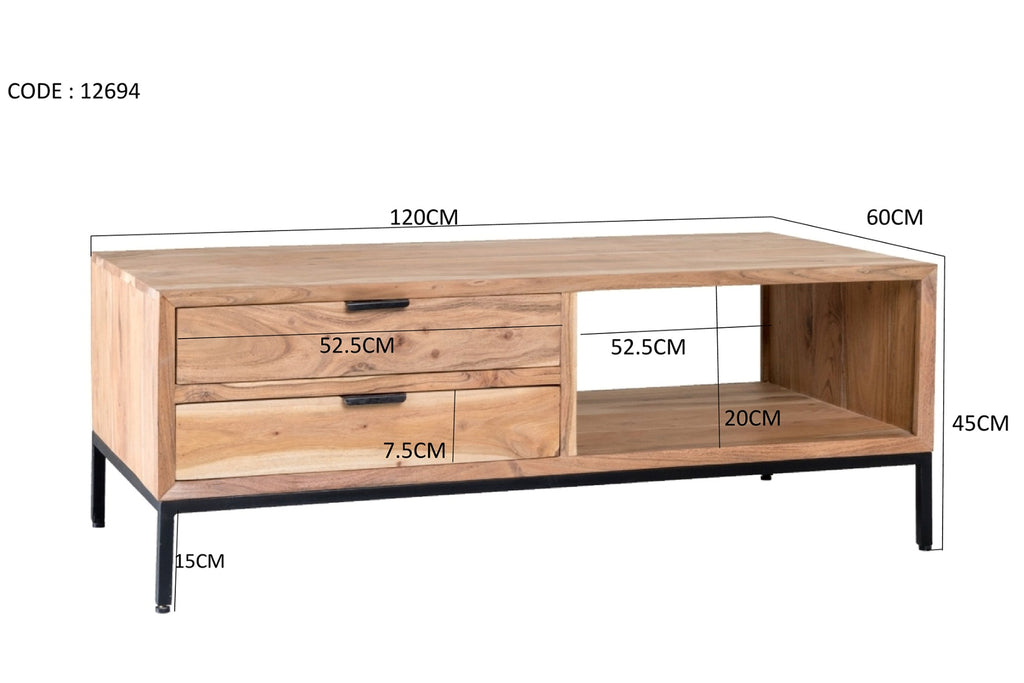 Oslo Acasia 120 cm