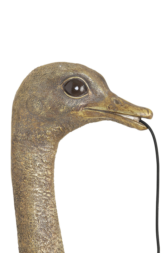 Wandlamp Ostrich - Brons - 25x19x72cm