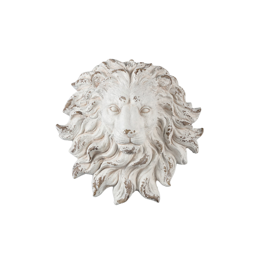 Ranger Grey poly lion head wall decoration