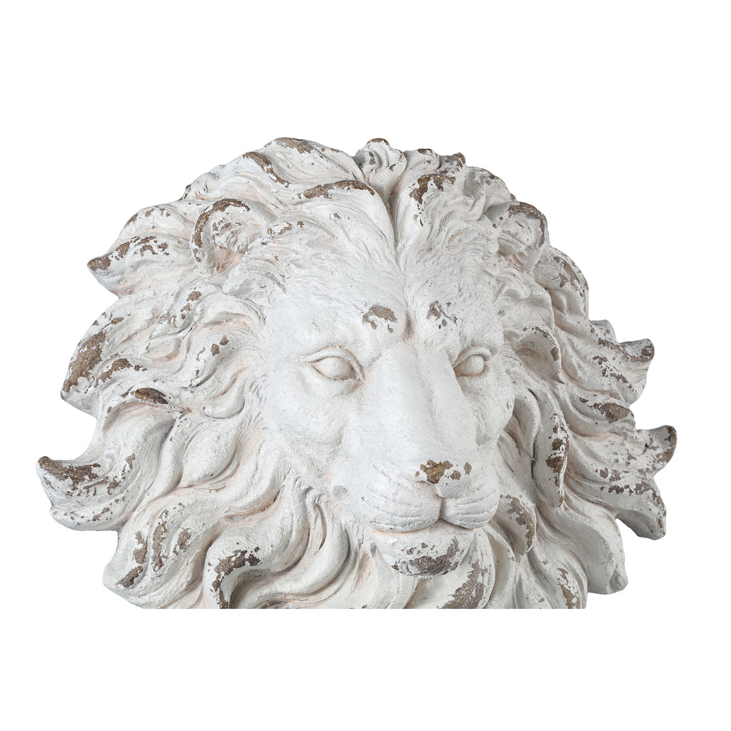 Ranger Grey poly lion head wall decoration