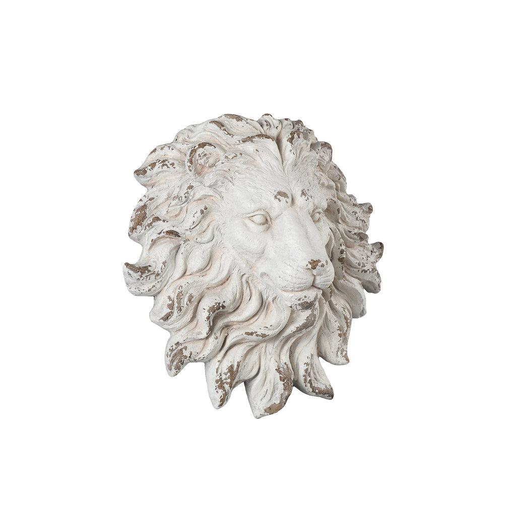 Ranger Grey poly lion head wall decoration