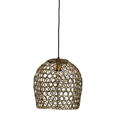 Rustin Gold metal hanging lamp wired circles
