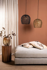 Rustin Gold metal hanging lamp wired circles