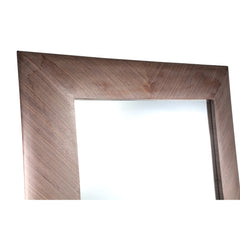 Salima Natural firwood veneer mirror rectangle L