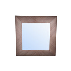 Salima Natural firwood veneer mirror rectangle S