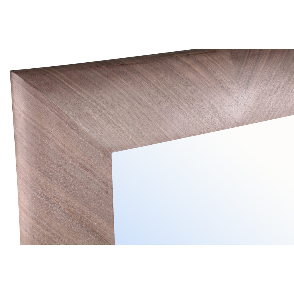 Salima Natural firwood veneer mirror rectangle S