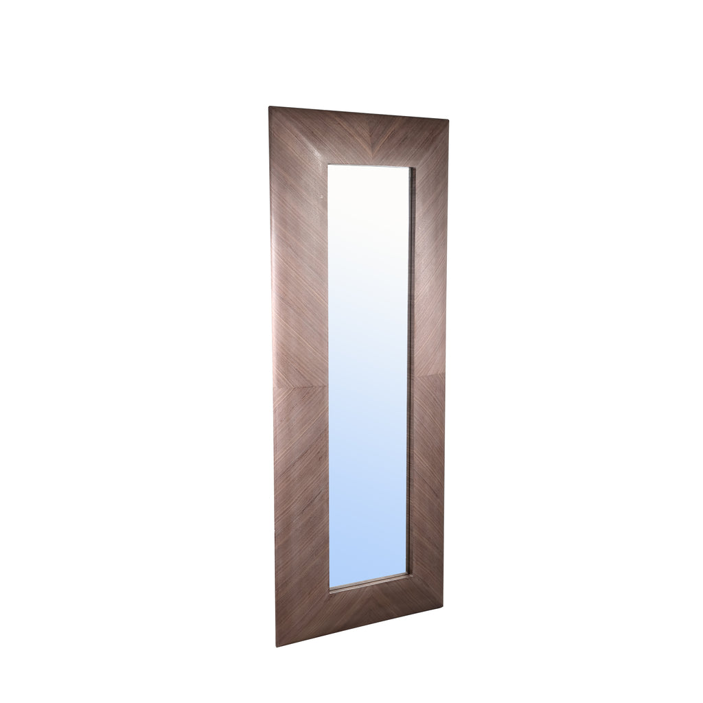 Salima Natural firwood veneer mirror square