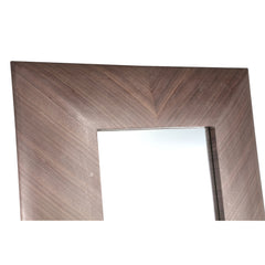 Salima Natural firwood veneer mirror square