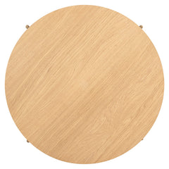 Salontafel Belfort 85Ø (Natural oak)