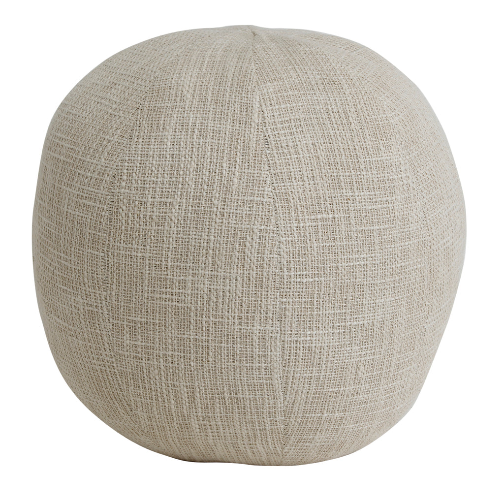 Sanah Cream boucle cushion ball S