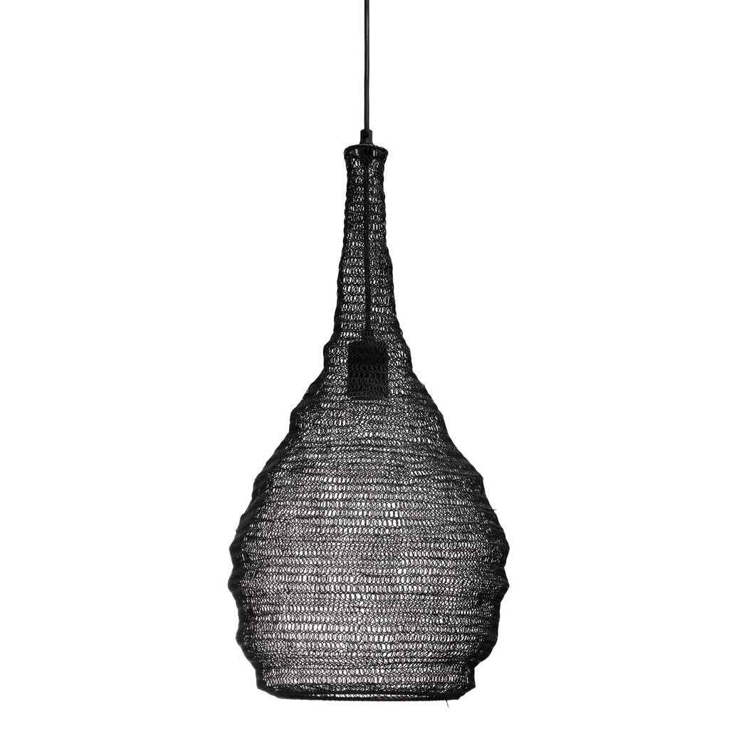 Sarsa Black iron hanging lamp wire design